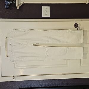 D&co 14 tall women's white denim